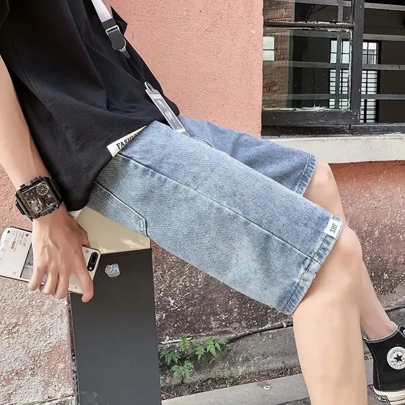 TrendX Weite Denim Shorts für Männer