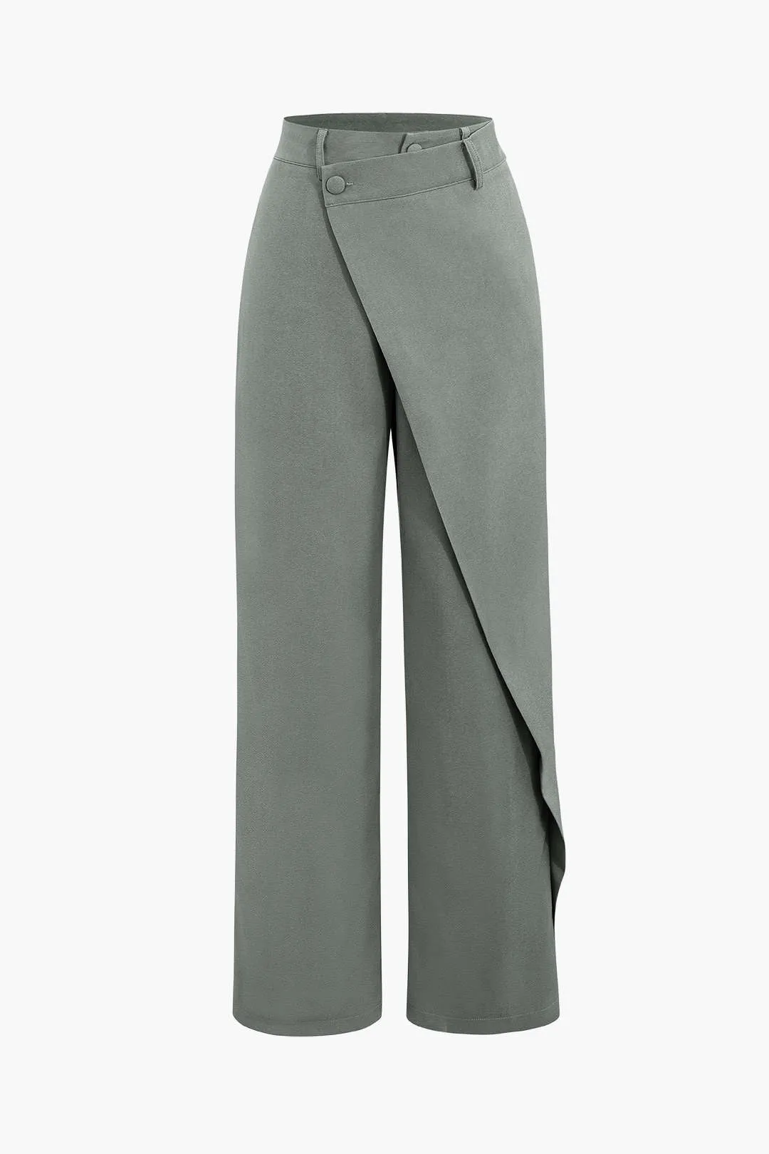 Ursula - Stylish Draped Wrap Women's Suit Pants