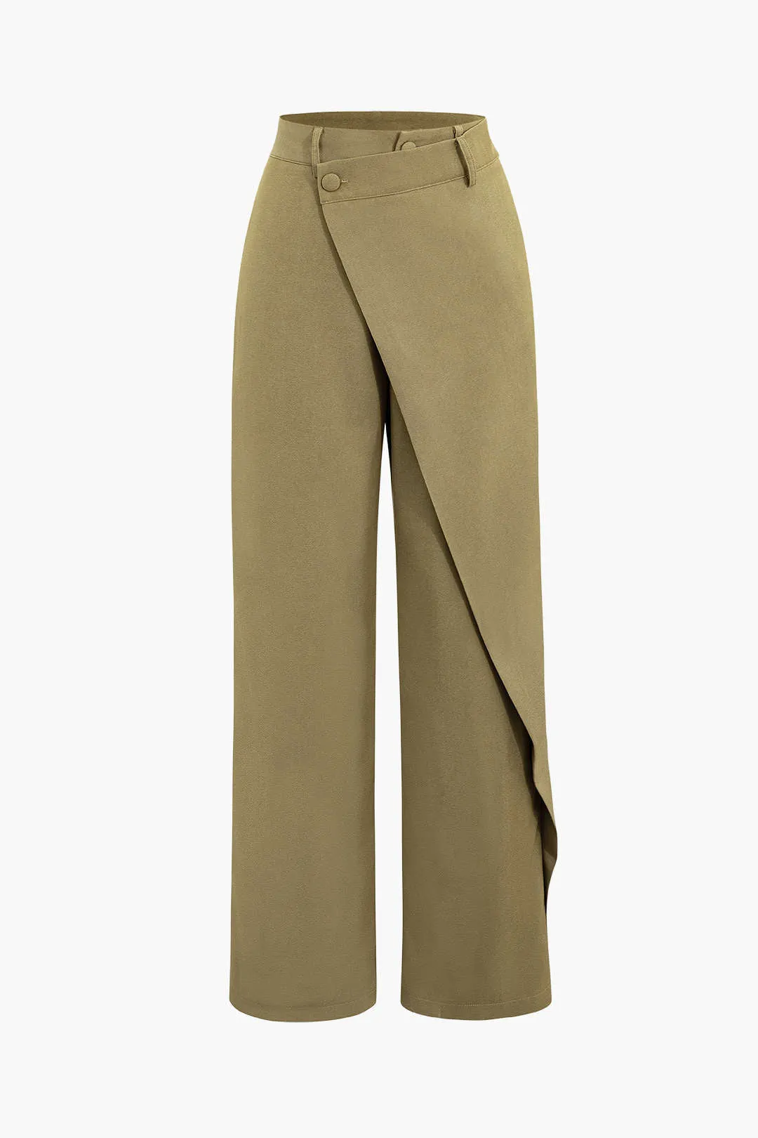 Ursula - Stylish Draped Wrap Women's Suit Pants