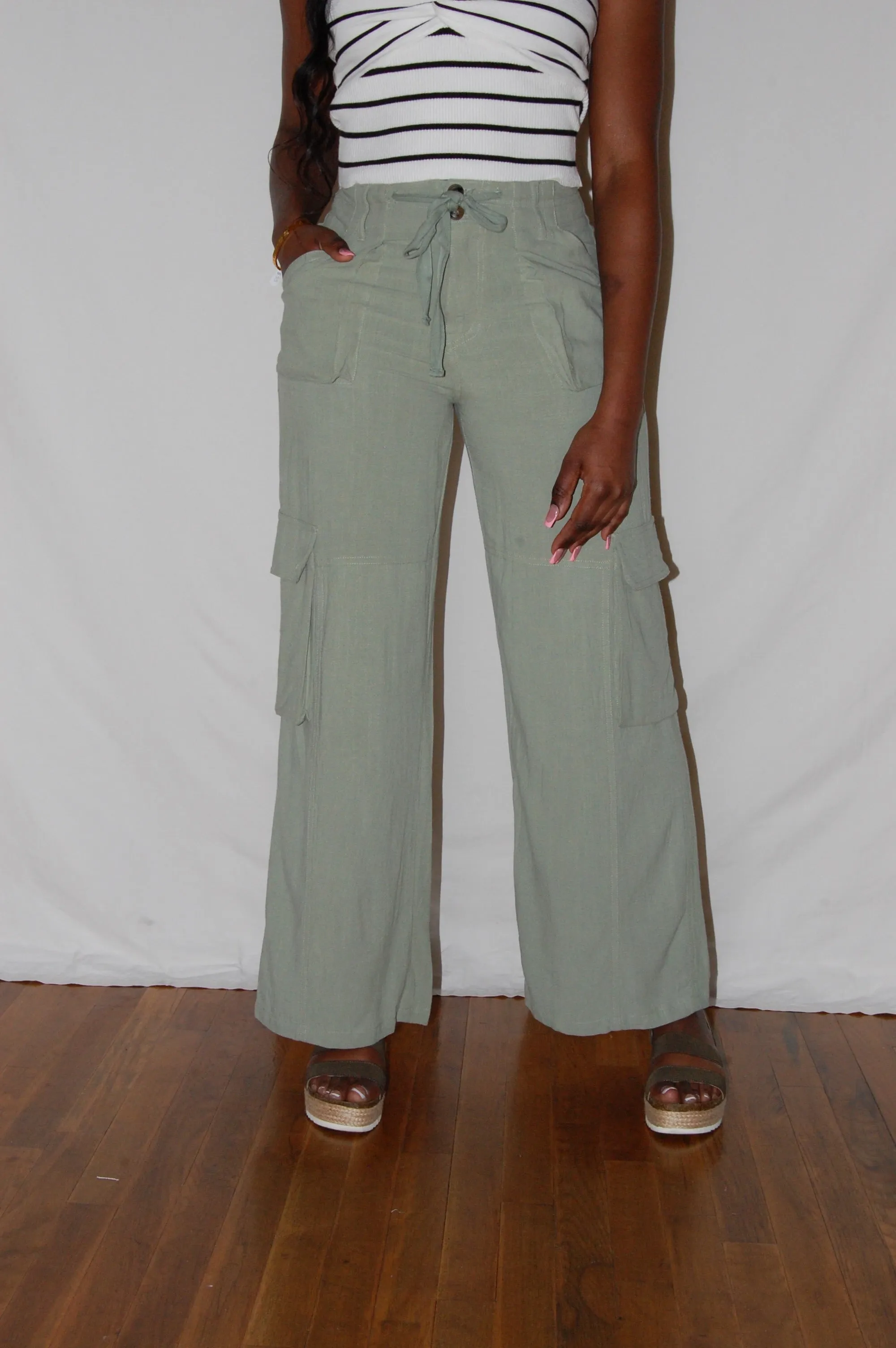 Utility Linen Pant