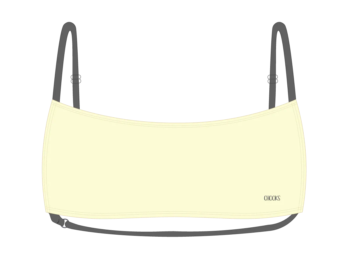 Vanilla-Grey Rider Top