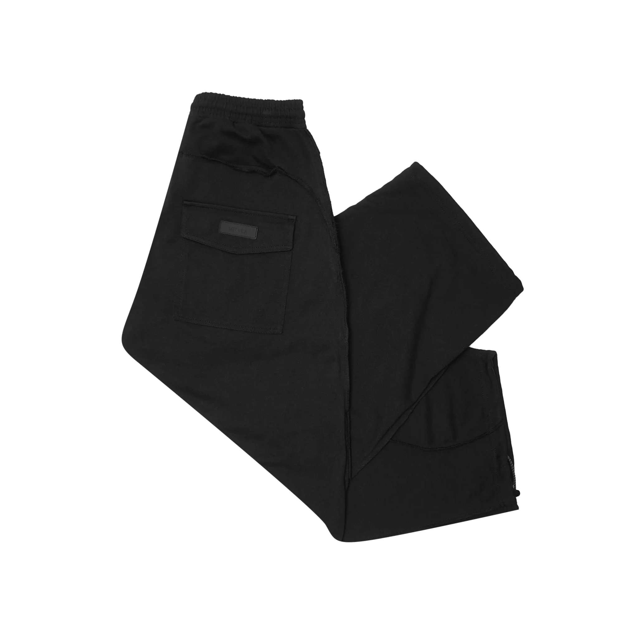 VEINS PANTS IN CAVIAR