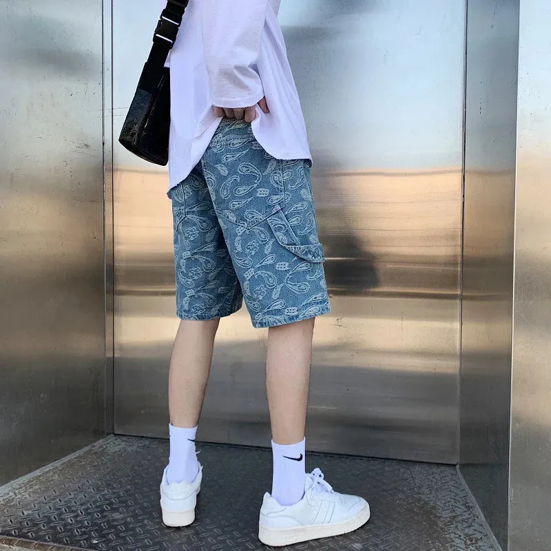 VibeWear Sommer Baggy Denim Shorts