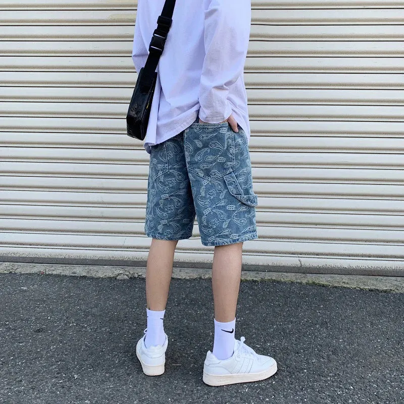 VibeWear Sommer Baggy Denim Shorts