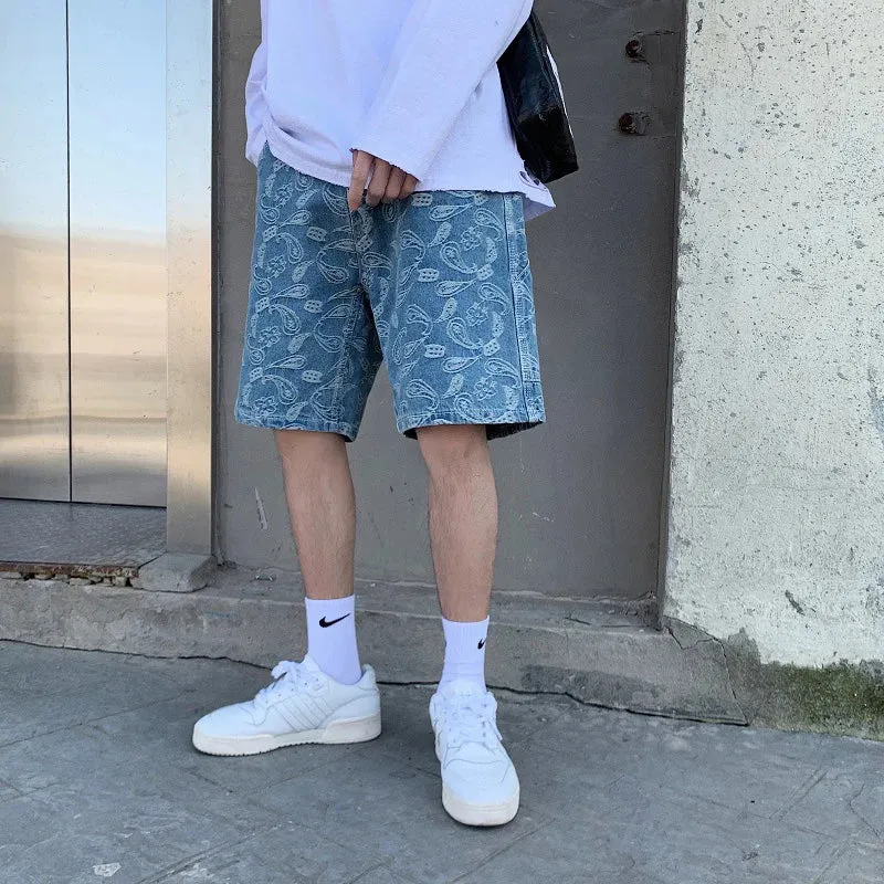 VibeWear Sommer Baggy Denim Shorts