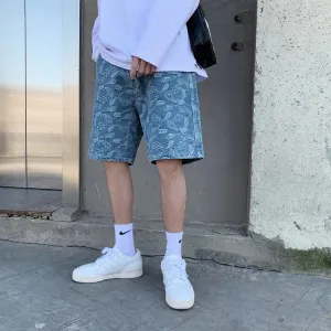 VibeWear Sommer Baggy Denim Shorts