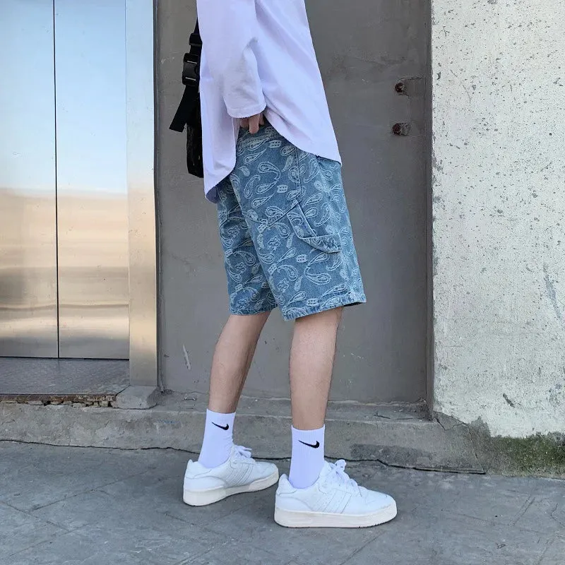 VibeWear Sommer Baggy Denim Shorts