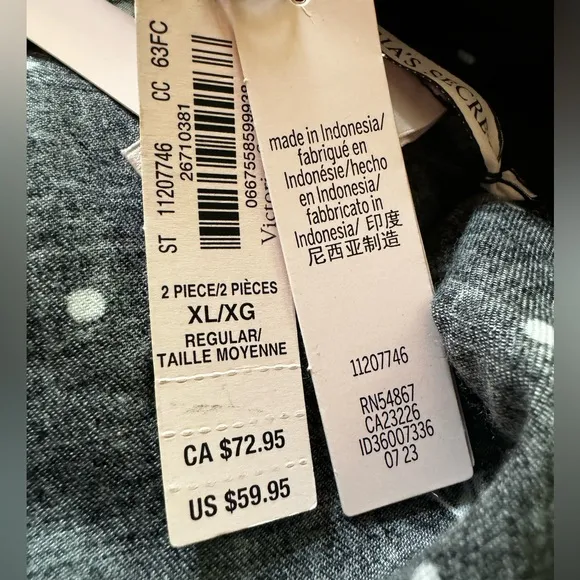 Victoria’s Secret Flannel Pajama Set