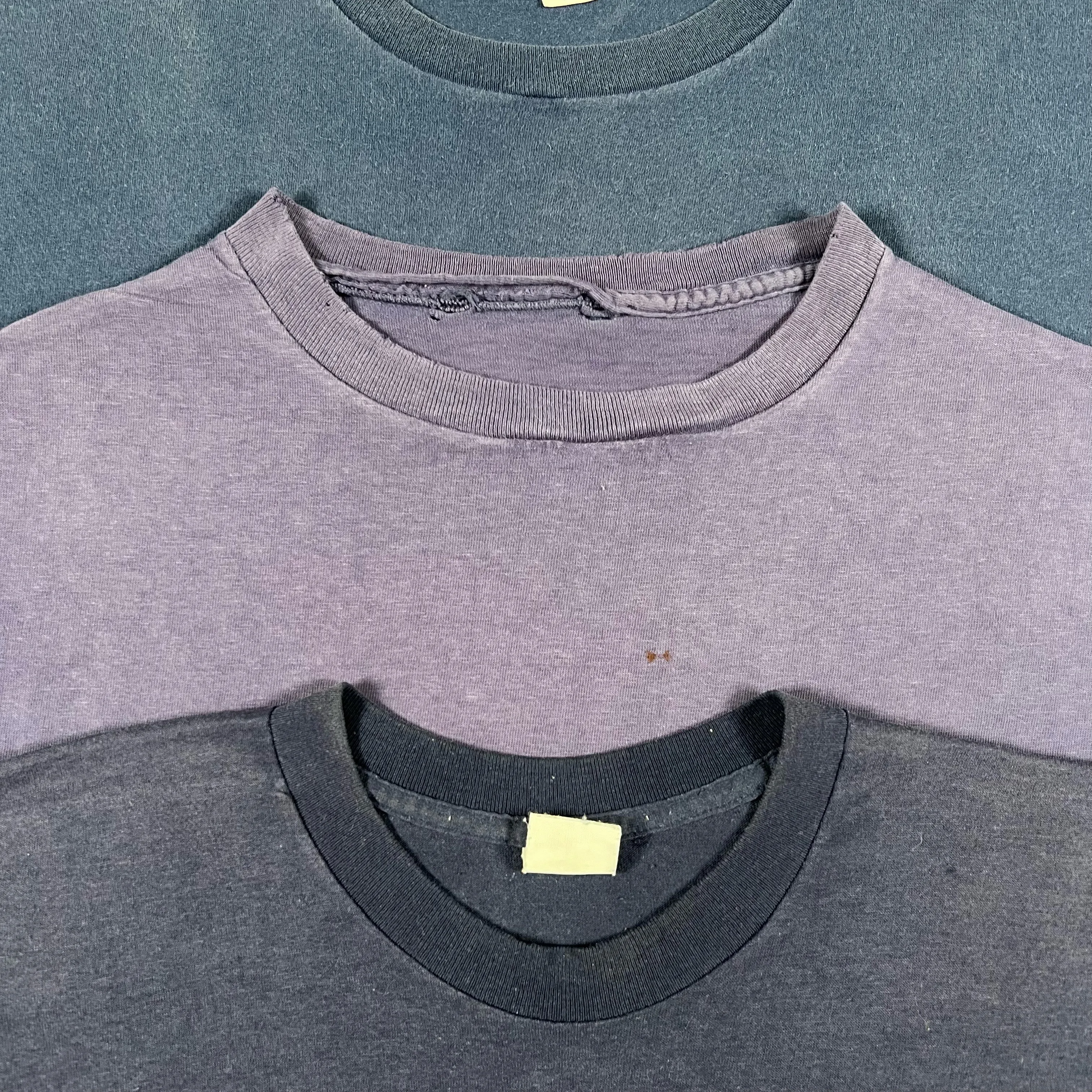 Vintage Blank Navy Tee- SELECT SIZE