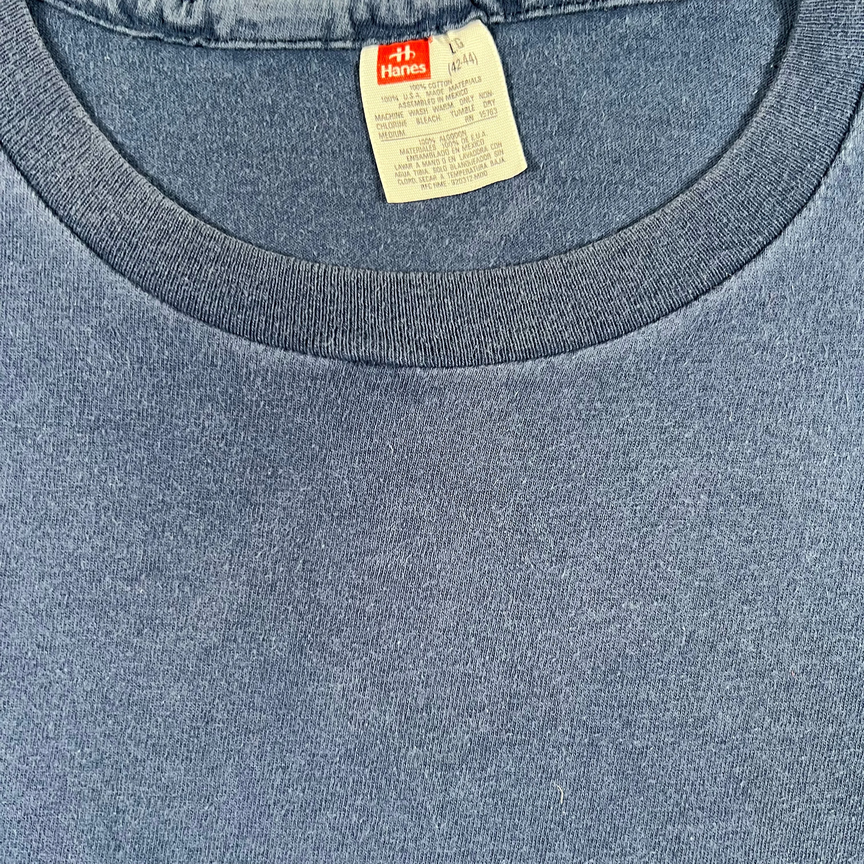 Vintage Blank Navy Tee- SELECT SIZE