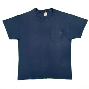 Vintage Blank Navy Tee- SELECT SIZE