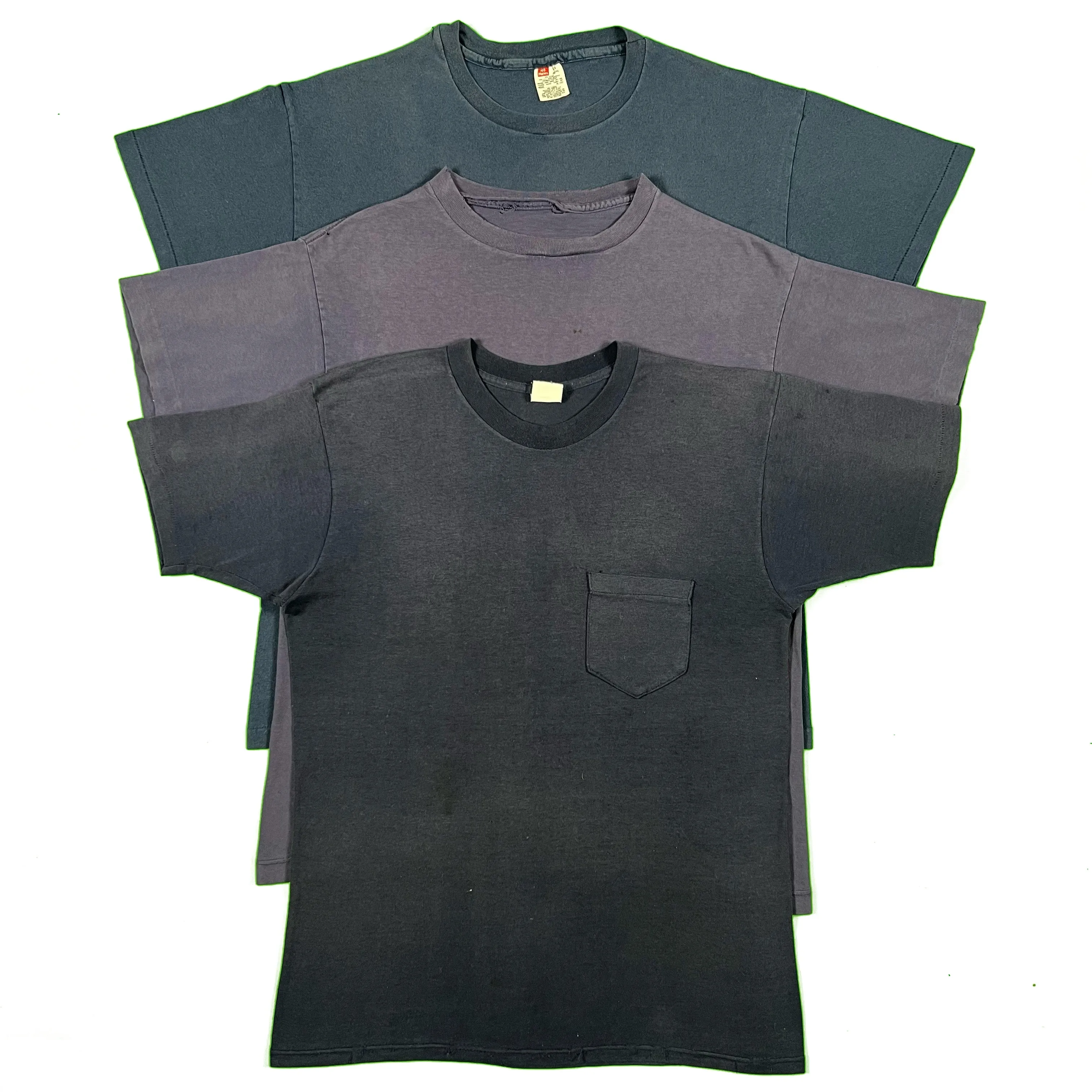 Vintage Blank Navy Tee- SELECT SIZE