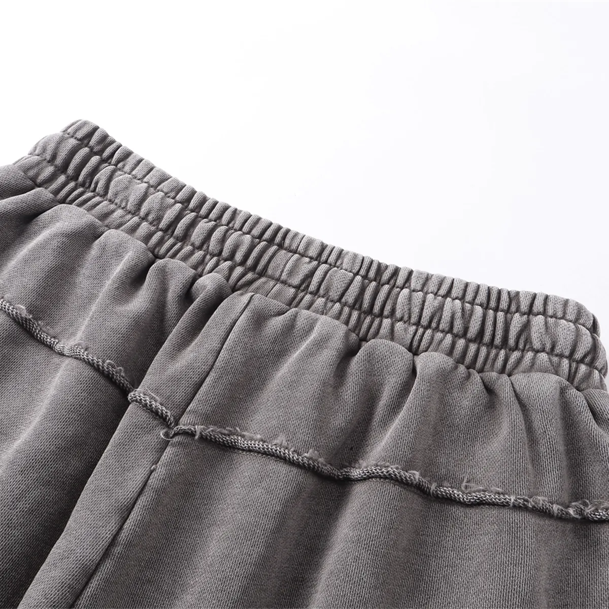 Vintage Loose-Fit Patchwork Shorts