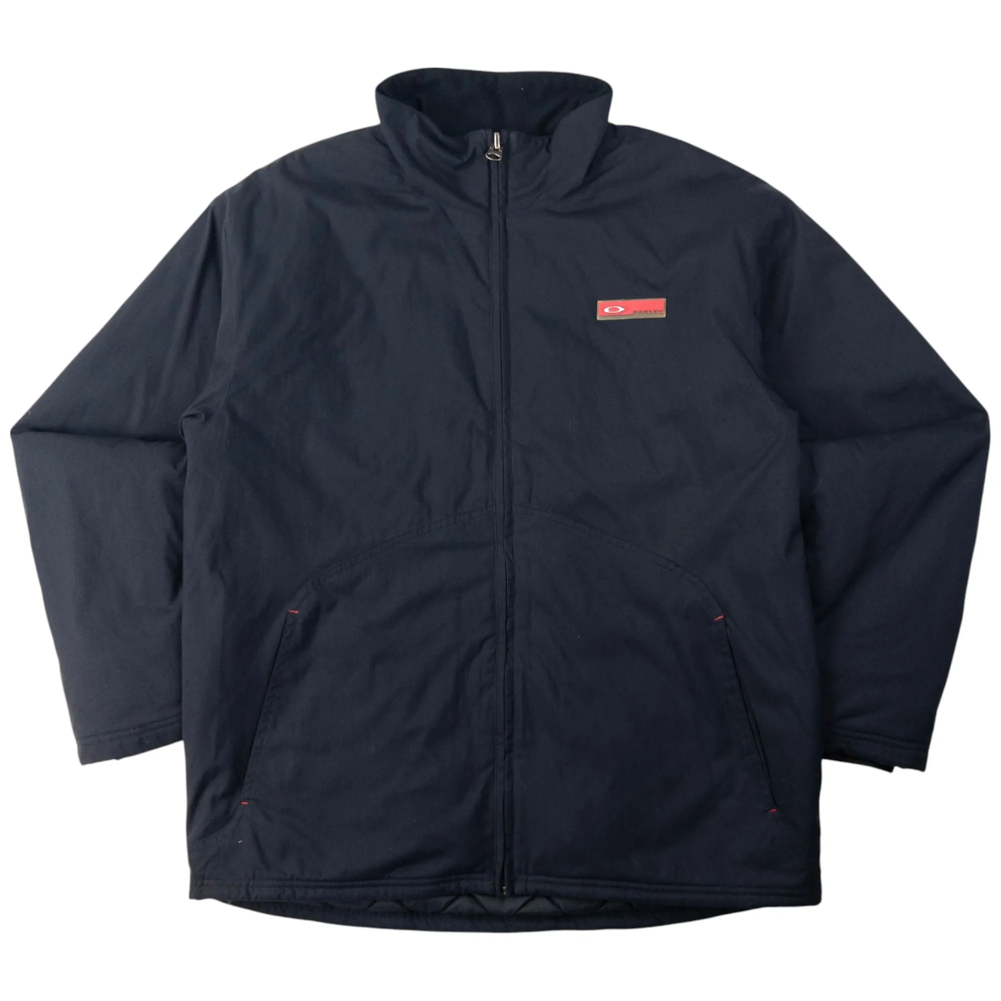 Vintage Oakley Zip Up Padded Jacket Size L
