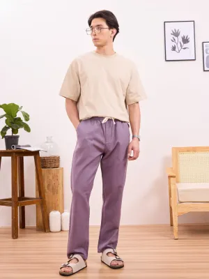 Violet Plain Relaxed Fit Pant