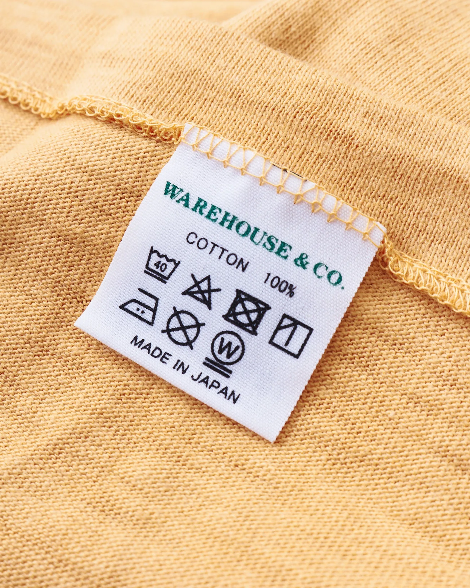 Warehouse & Co. Lot 4601 Plain T-shirt Orange