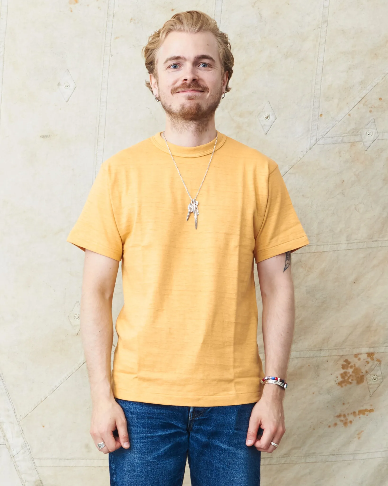 Warehouse & Co. Lot 4601 Plain T-shirt Orange