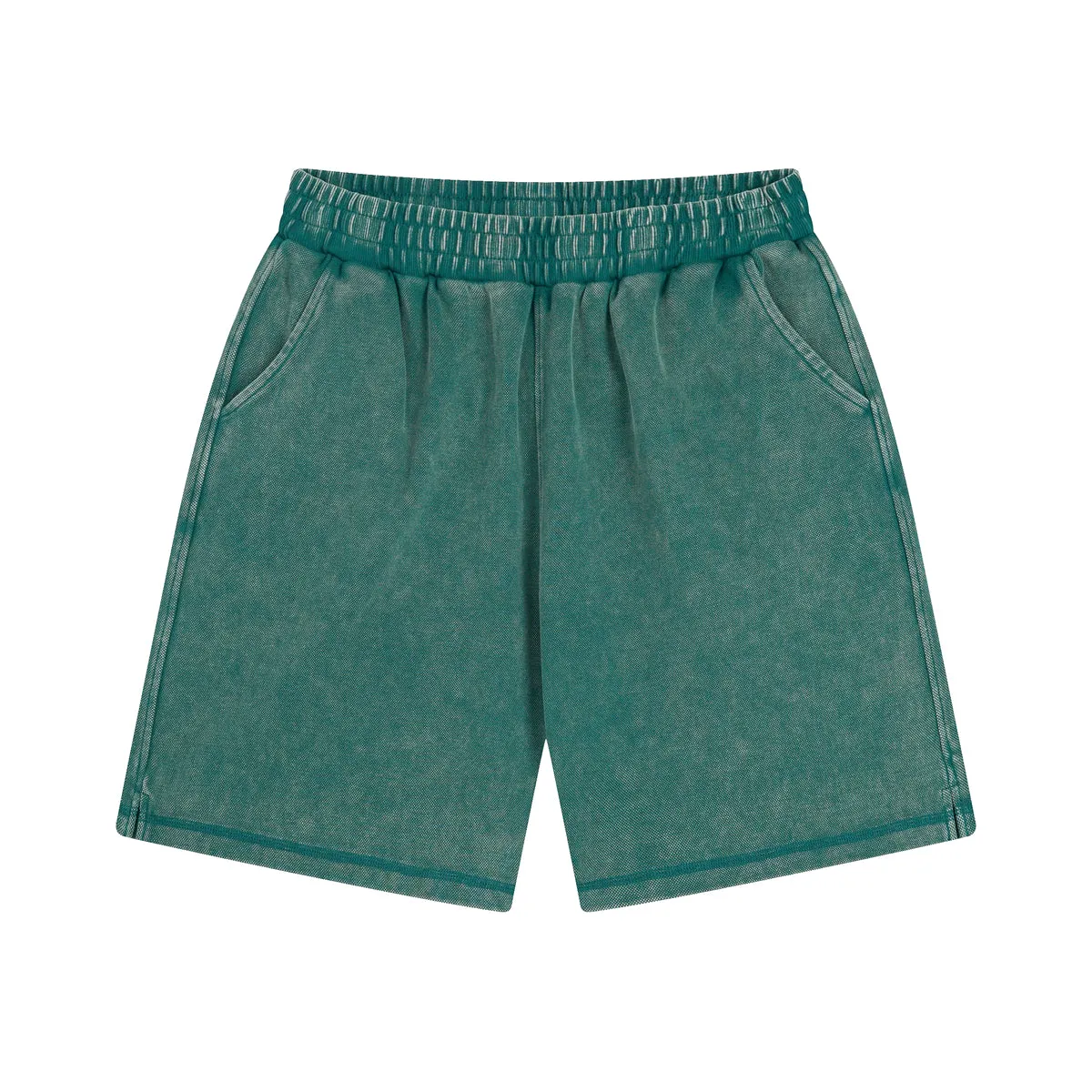 Washed Faded Baggy Shorts