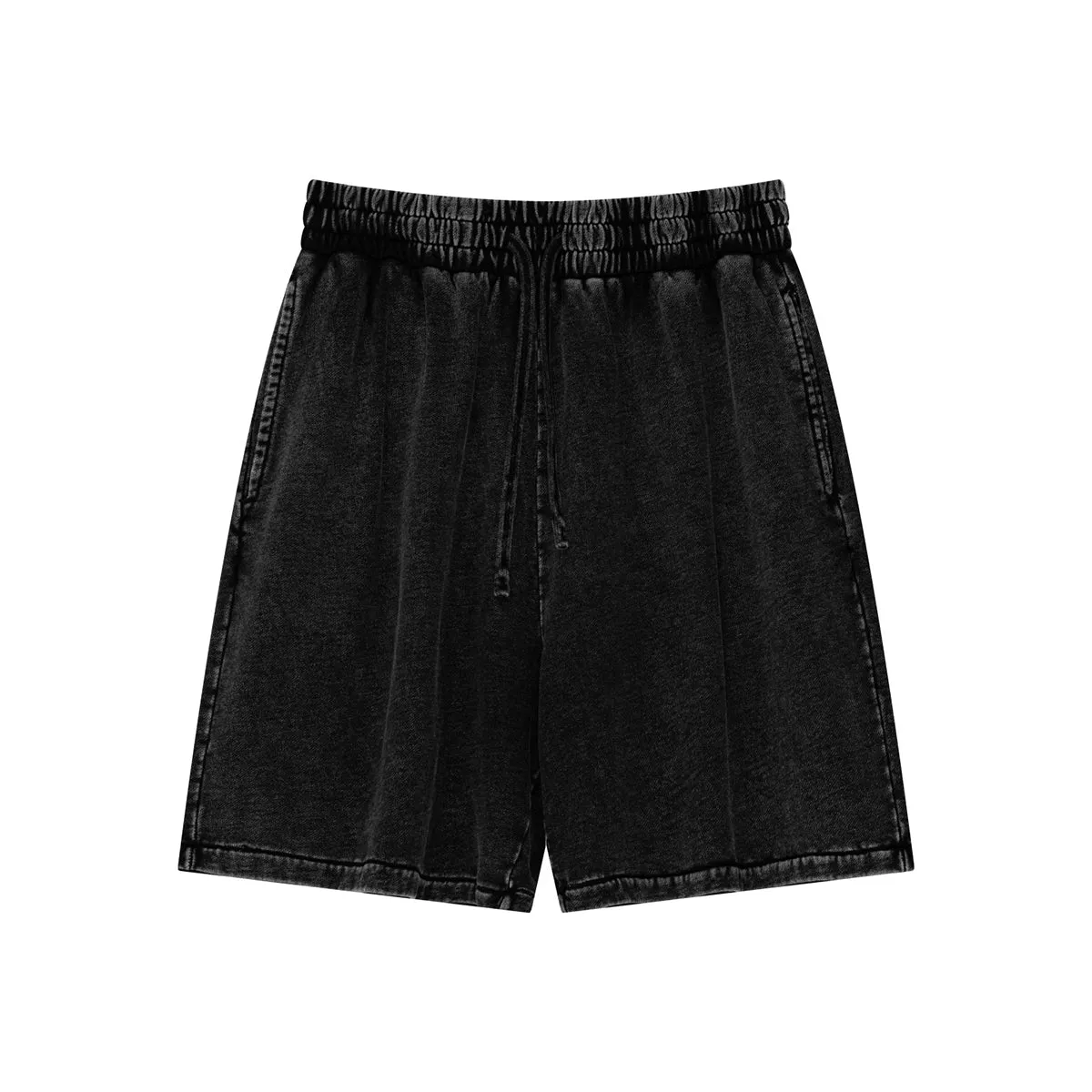 Washed Loose Fit Short Pants