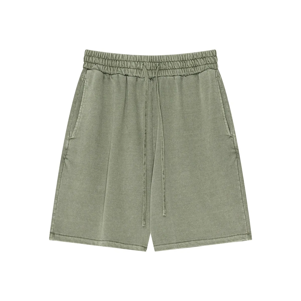 Washed Loose Fit Short Pants