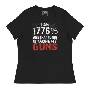 We The People 1776 Guns Ladies Relaxed T-Shirt