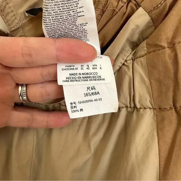 WEEKEND MAXMARA Label-cut Baggy Shorts. Size IT40 US4-6 165/88A.
