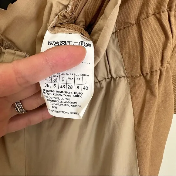 WEEKEND MAXMARA Label-cut Baggy Shorts. Size IT40 US4-6 165/88A.