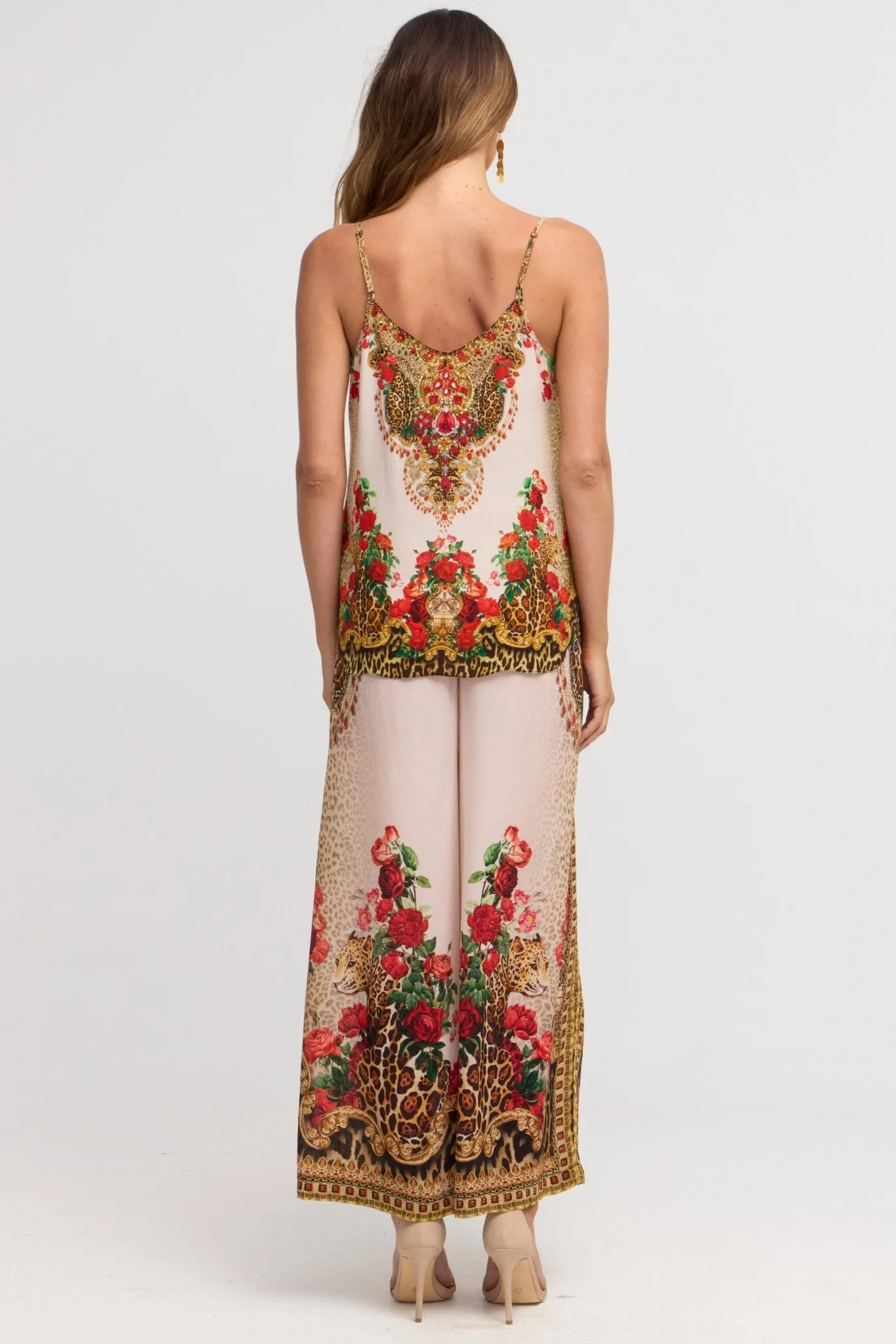 White Leopardess Trousers