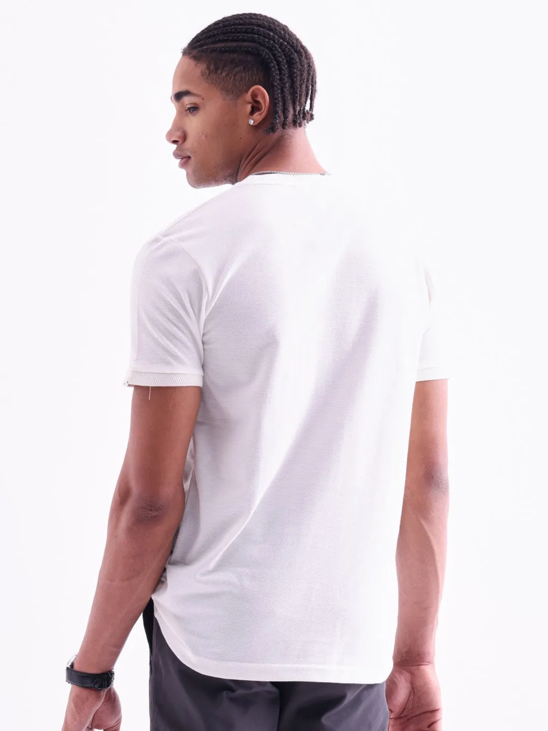 White Plain Crew Neck T-Shirt