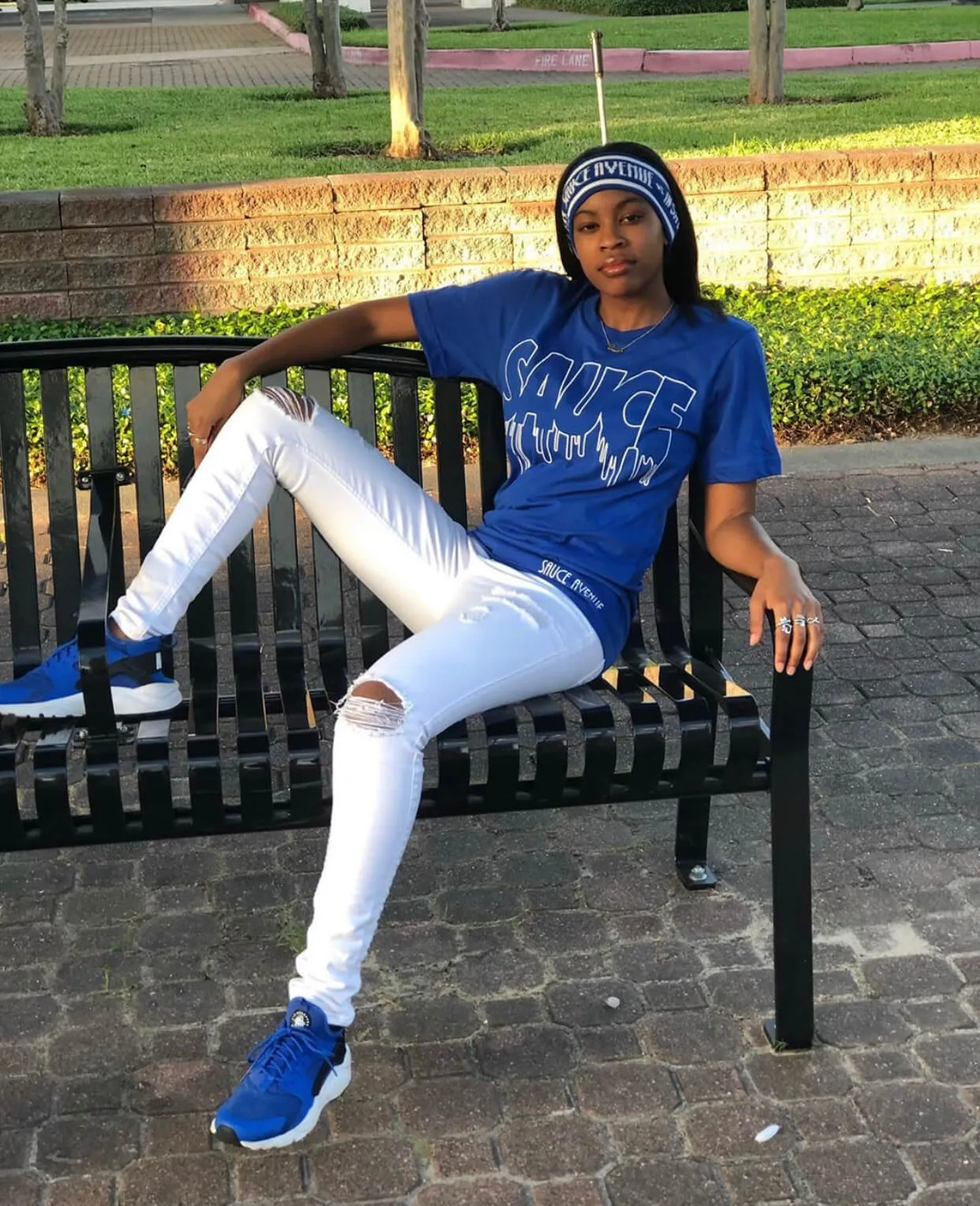 White Sauce Outline | Blue Tee