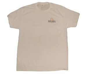 WHITE STANDARD LOGO BAD BOY MOWERS BULLDOG TEE.