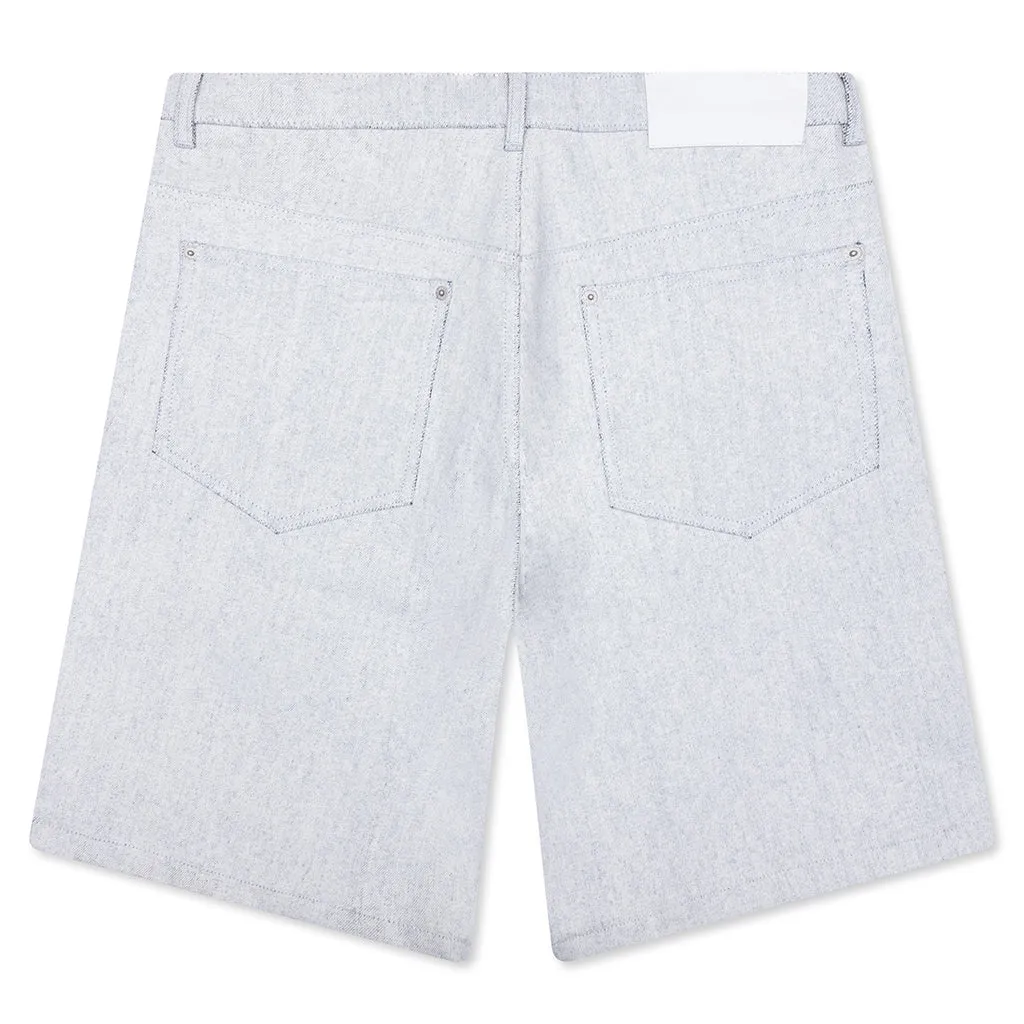 Whiteout Baggy Jorts - Off White