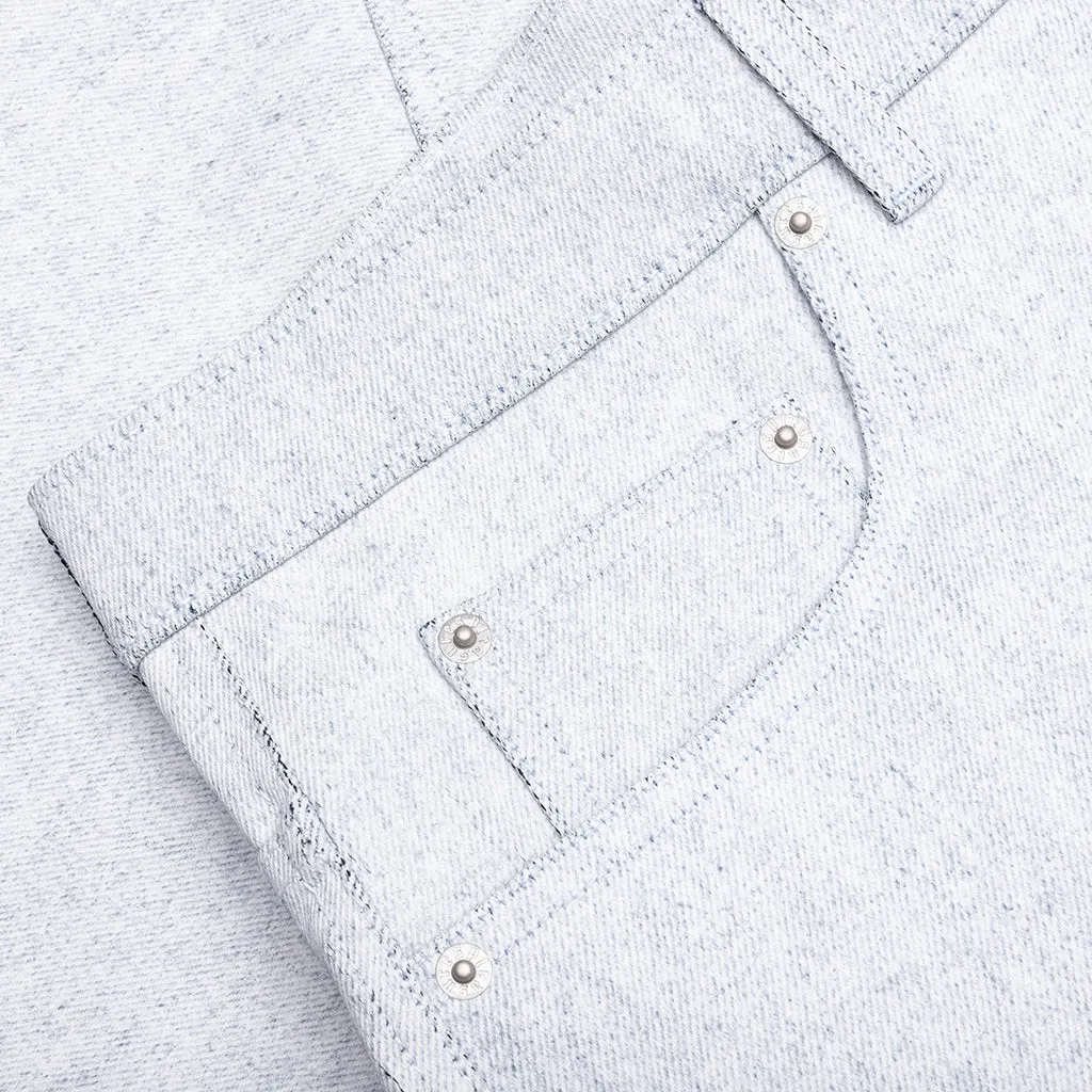 Whiteout Baggy Jorts - Off White