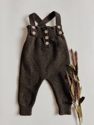 Wilder Knit Suspender Pant | Charcoal