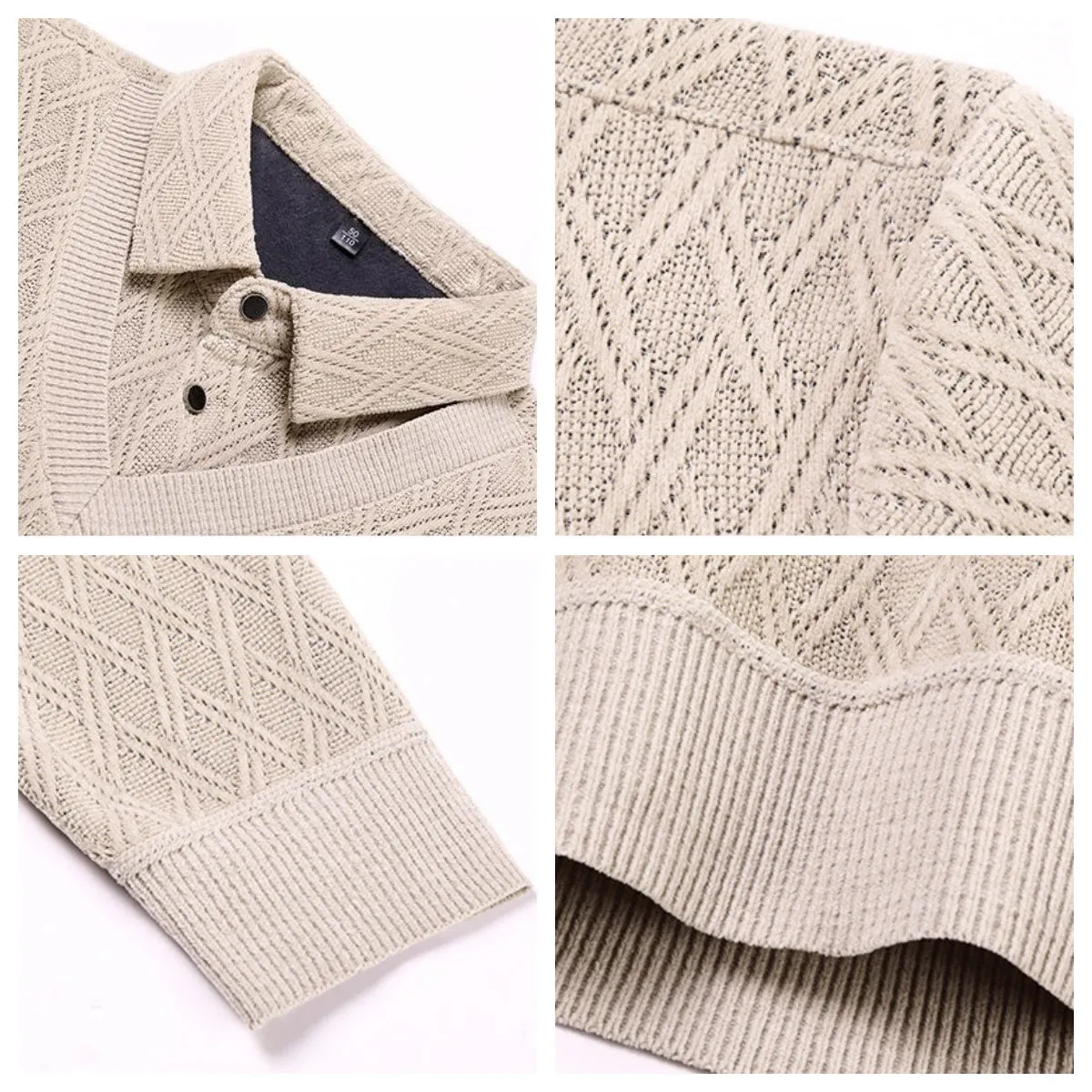 ❄️Winter Specials❄️ Men's Plush-Lined Mock Layered Lapel Shirt