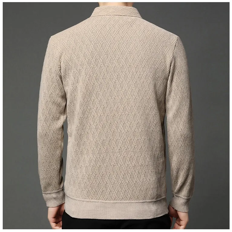 ❄️Winter Specials❄️ Men's Plush-Lined Mock Layered Lapel Shirt