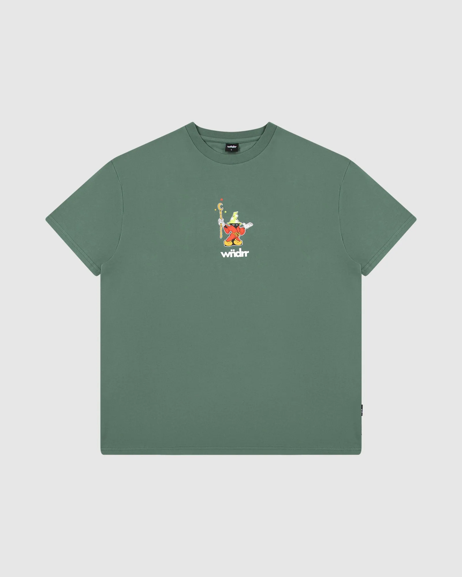 WIZARD BOX FIT TEE - DARK GREEN