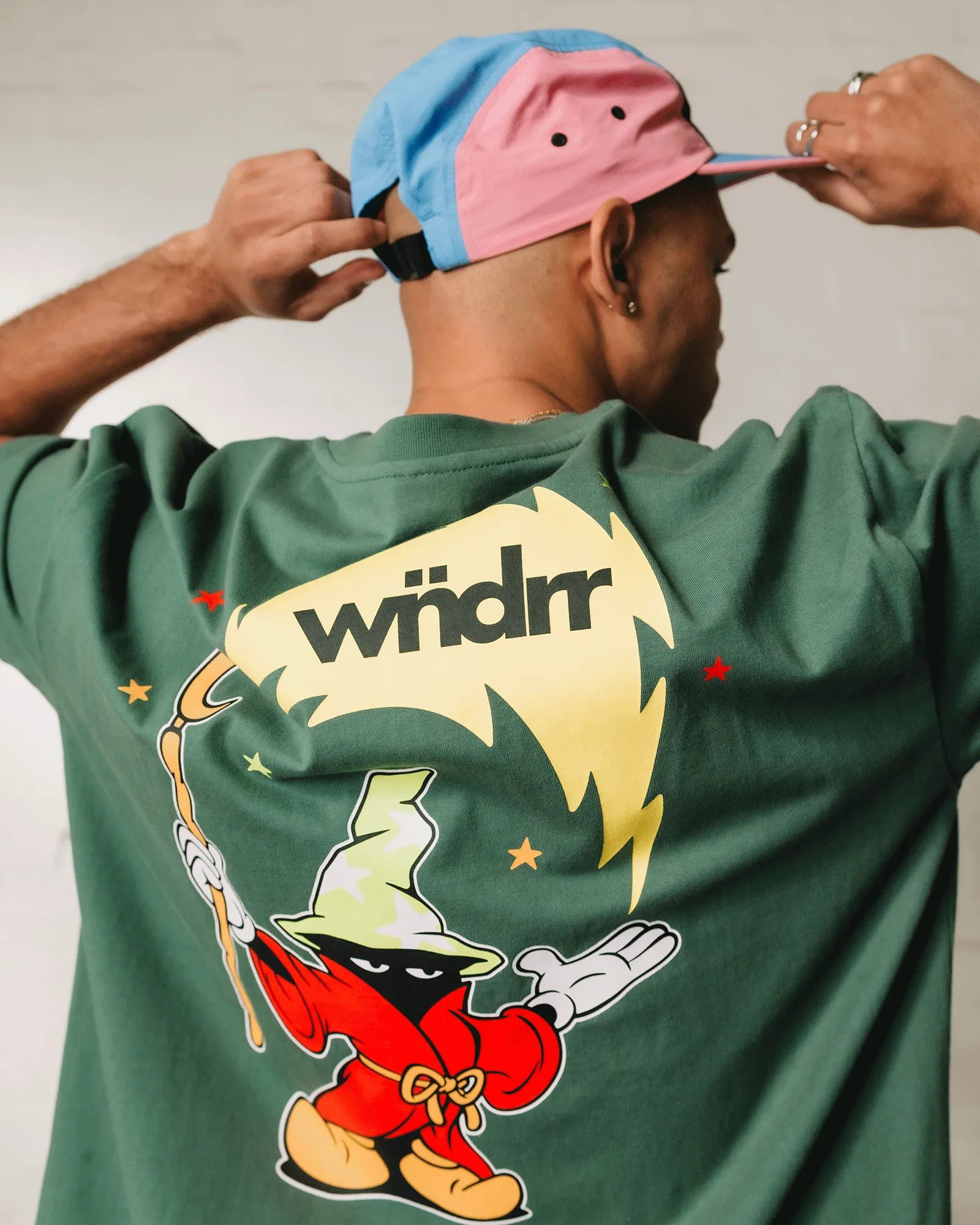 WIZARD BOX FIT TEE - DARK GREEN