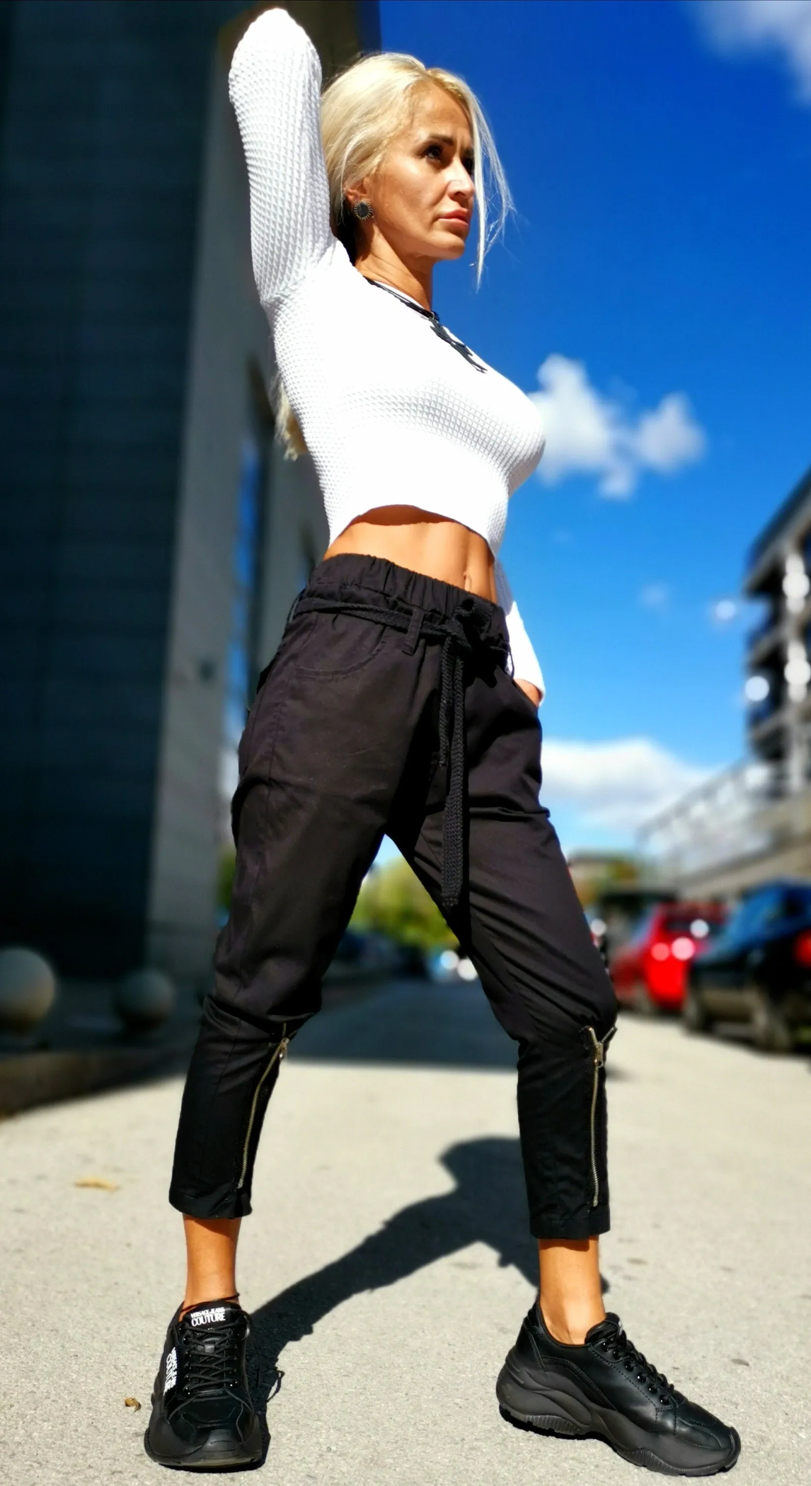 Woman Pants/Drop Crotch Pants/Pants with zippers/Harem Pants/Black pants/Loose pants/Extravagant Pants/Avant-garde Trousers/Designer Pants