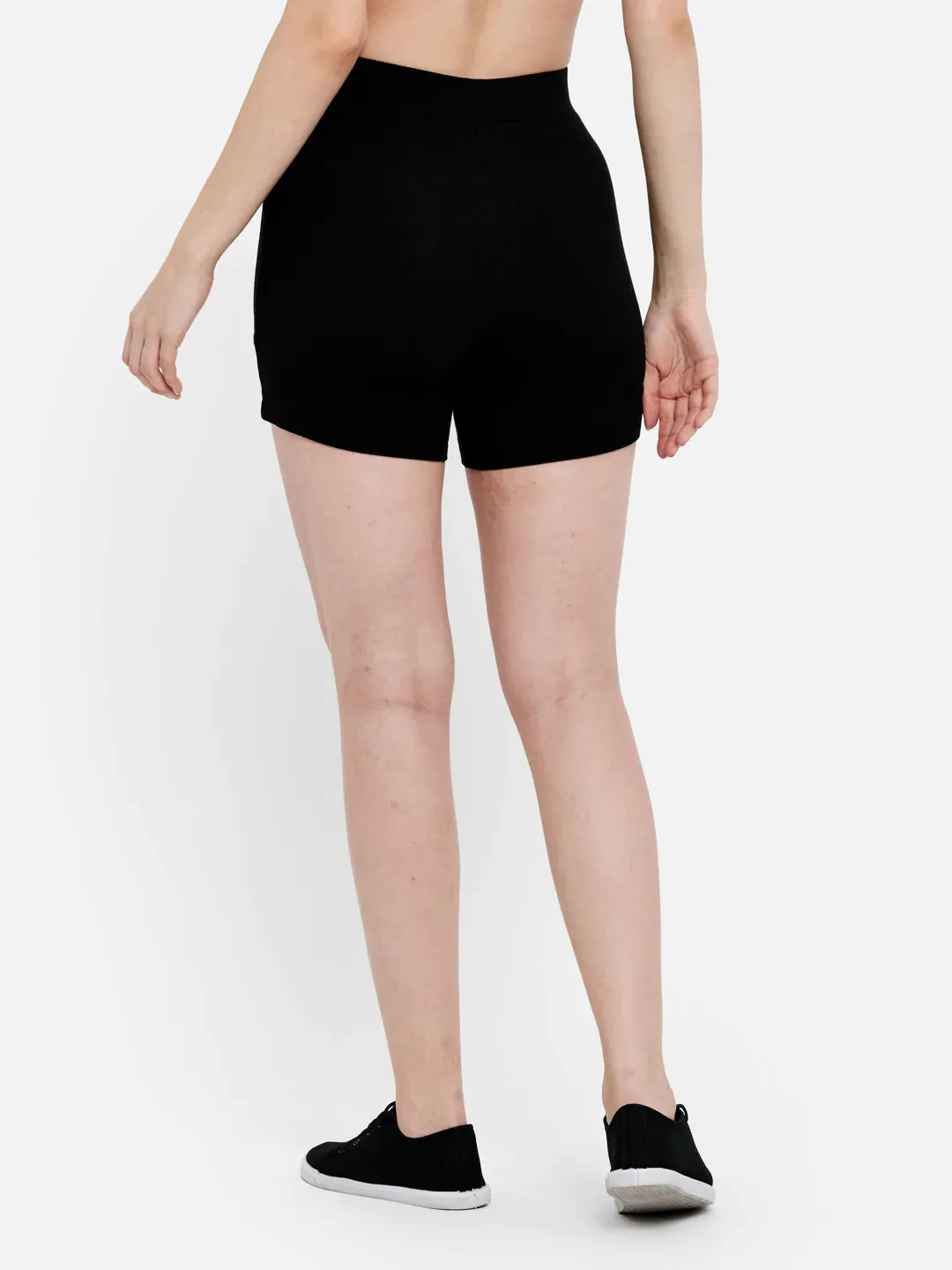Women Bronze-Toned Organic Cotton T-shirt with Women's Patched Pocket Cotton modal spandex shorts
