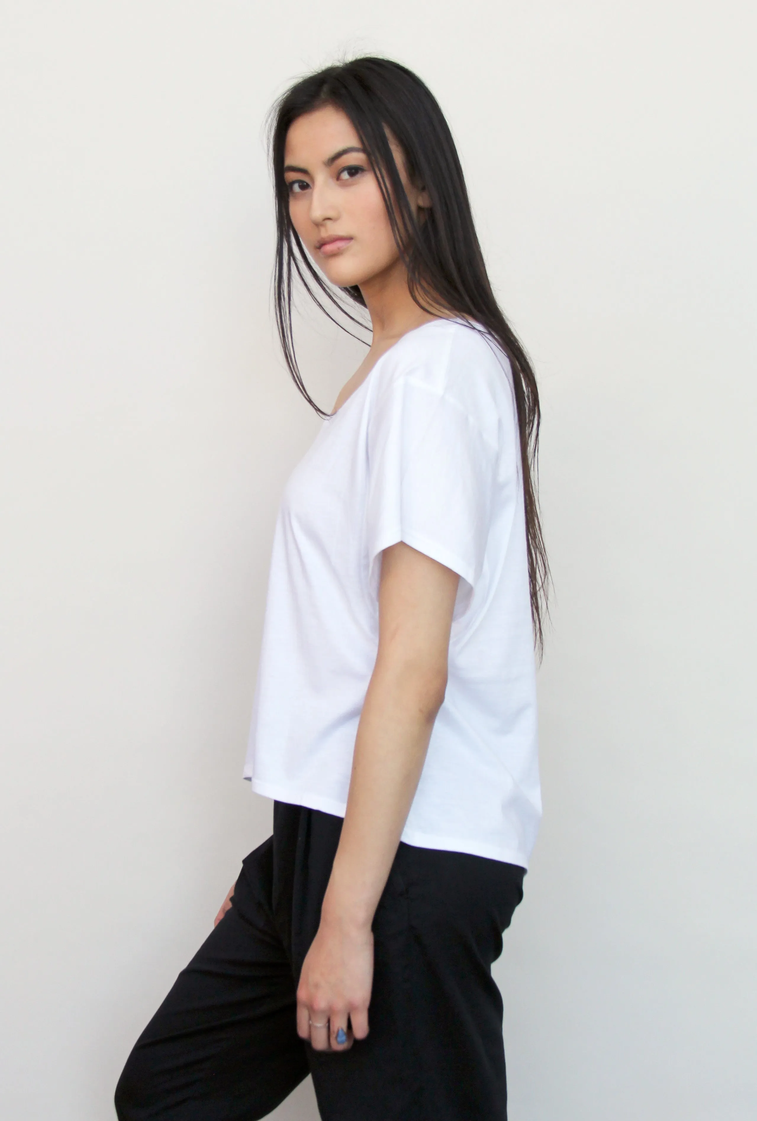 Women's Boxy Tee - White