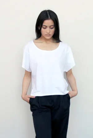 Women's Boxy Tee - White