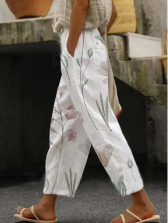 Women's comfy floral pants