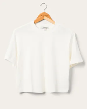 Women's Crop Mock Neck Tee