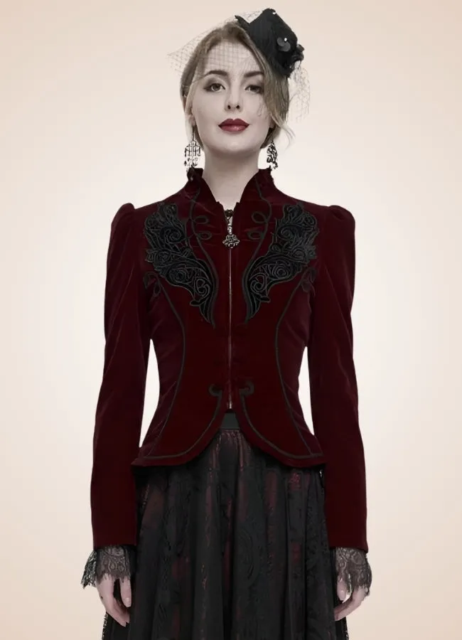 Women's Gothic Zipper Jacket