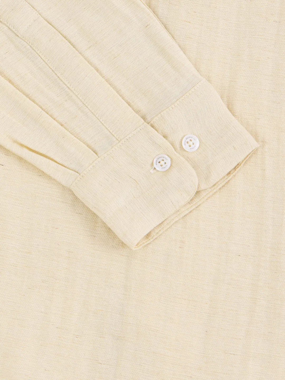 Yellow Plain Full Sleeves Shirt