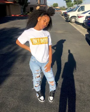 Yellow Rose SA | White Tee