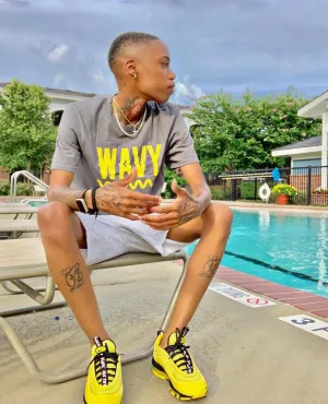 Yellow Wavy | Smoky Tee