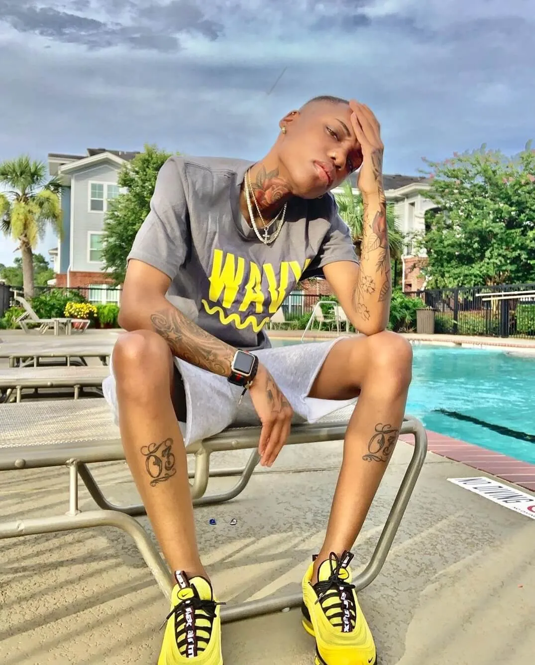 Yellow Wavy | Smoky Tee