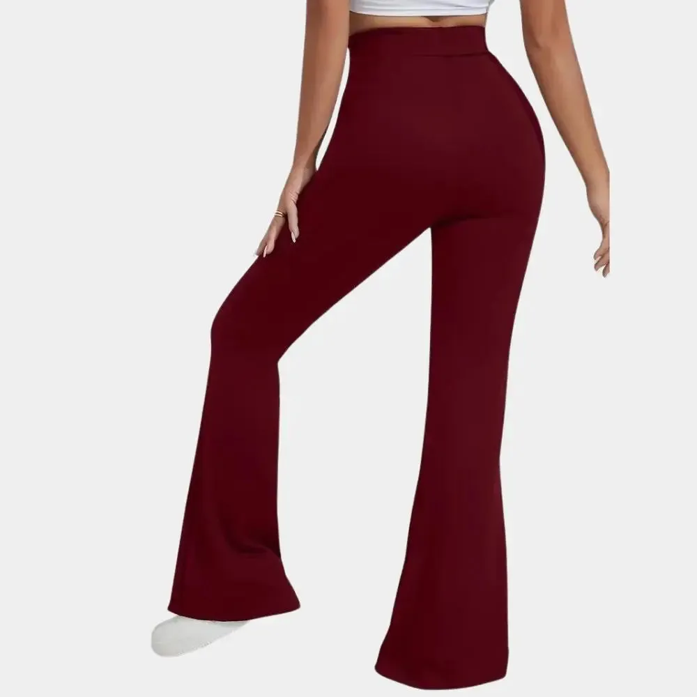 Ysolde - Chic Flared Cut Woman's Trousers